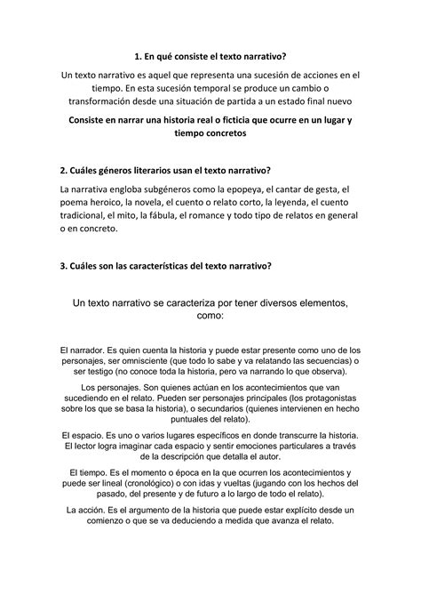 Texto Narrativo Pdf