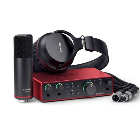 KIT FOCUSRITE SCARLETT 2i2 STUDIO 4TA GENERACIÓN