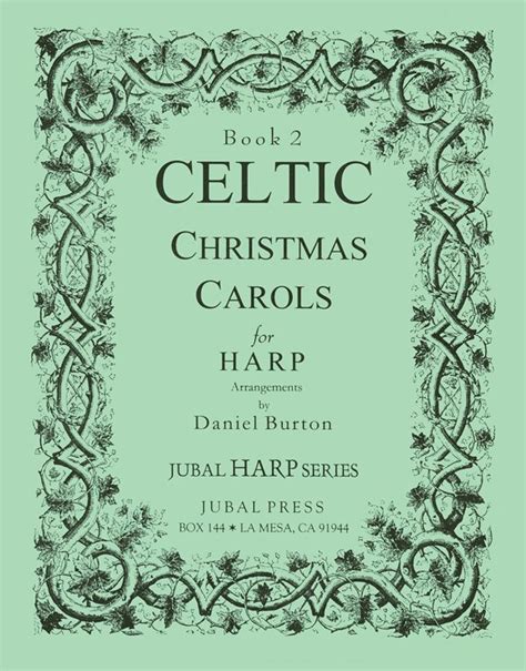 Harp Sheet Music Celtic Christmas Carols Book 2 By Burton D