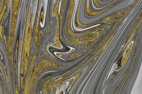 Premium Photo | Black and gold marble texture