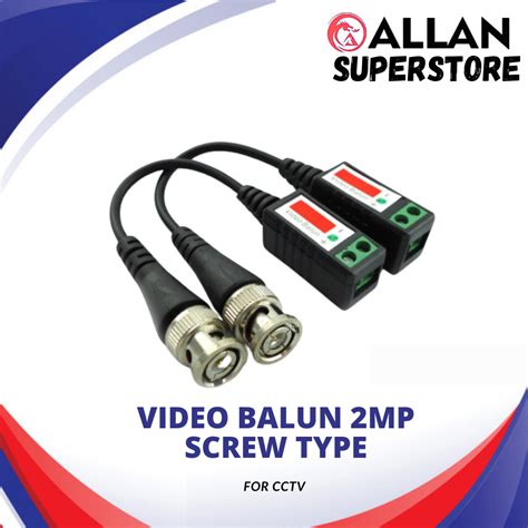 Allan Superstore Video Balun For CCTV Passive Video Balun HD CVI