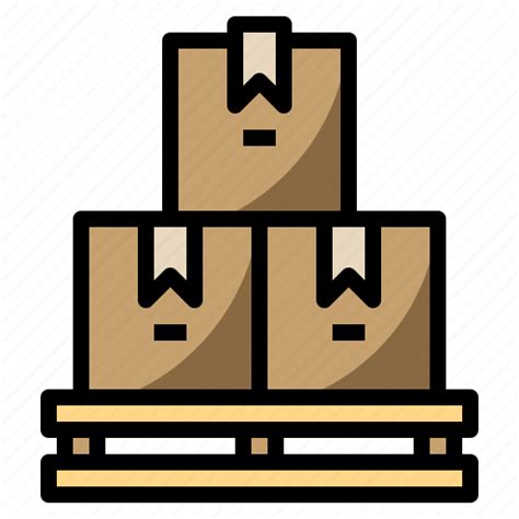 Pallet Shipping Stock Store Warehouse Icon Download On Iconfinder