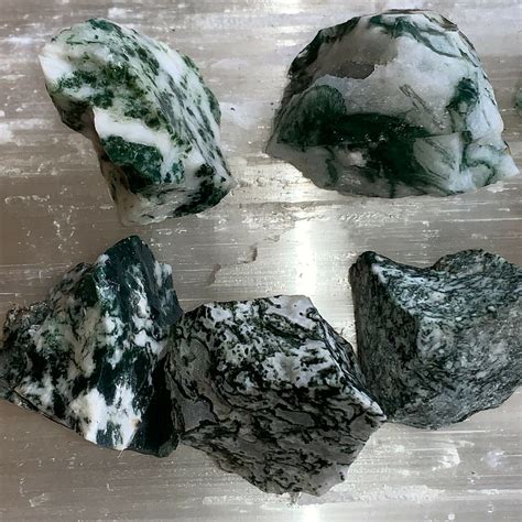 Green Tree Agate Rough Charged 500 Carat Lot A Free Etsy