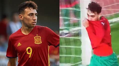 Munir Marca Su Primer Gol Con Marruecos Y Se Besa El Escudo