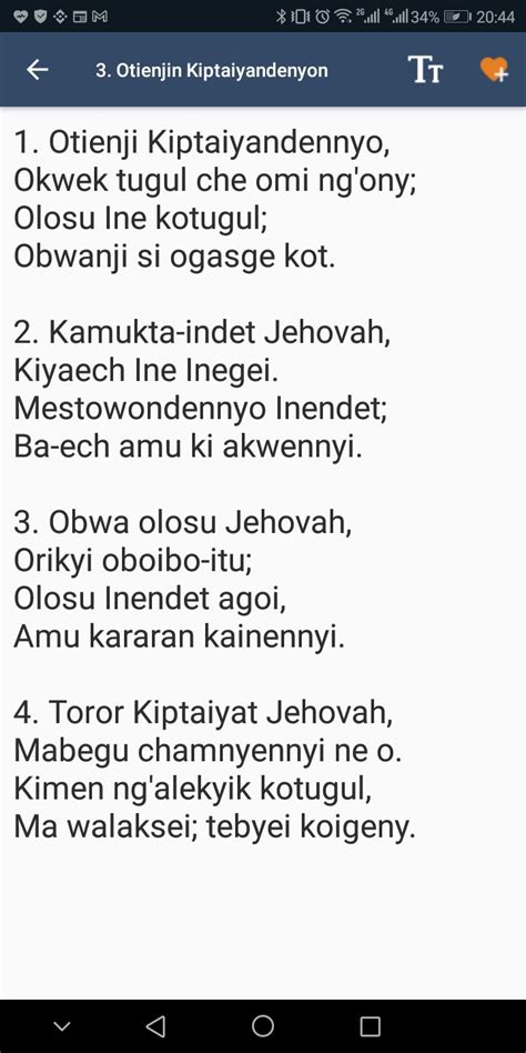 Kalenjin Hymns : Tienwogik Che for Android - Download