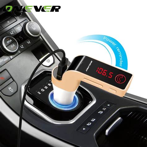 Onever Wireless Hands Free Bluetooth Fm Transmitter Modulator Car Kit