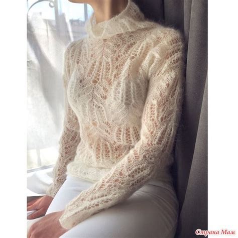 нежный свитер с мохера - Страна Мам | Mohair sweater, Knitwear fashion ...