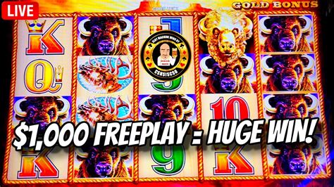 Freeplay Into Huge Win On Buffalo Gold Youtube