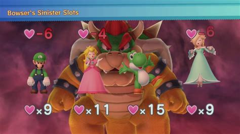 Mario Party Whimsical Waters Bowser Vs Daisy Spike Peach