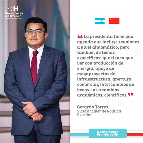 Secretaría de Prensa de Honduras on Twitter El vicecanciller de