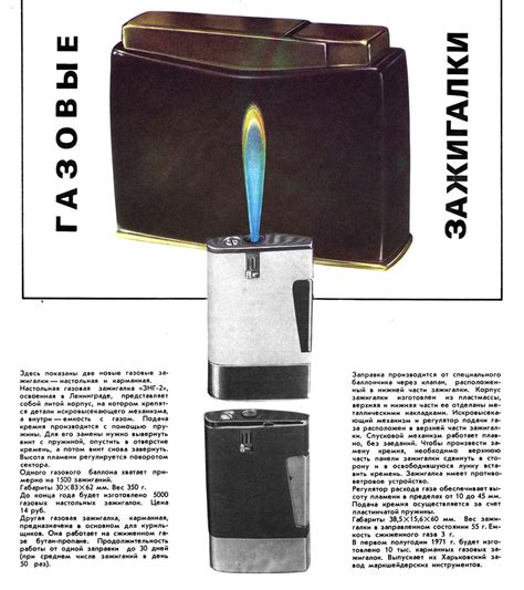 Газовые зажигалки