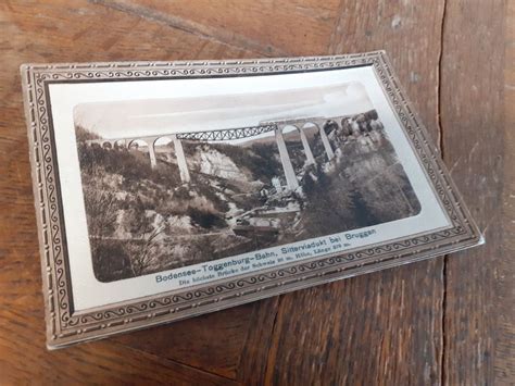 BODENSEE TOGGENBURG BAHN SITTER VIADUKT BRUGGEN 1910 Kaufen Auf