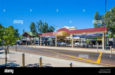 View Of Eagle Street In The Central West Queensland Country Town Of