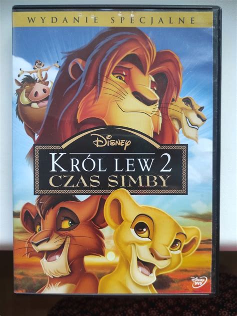 Disney Król lew 2 Czas Simby bajka DVD 14188877315 oficjalne