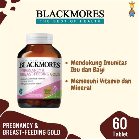 Jual BLACKMORES Pregnancy Breastfeeding Gold 60 Caps 120 Caps 180