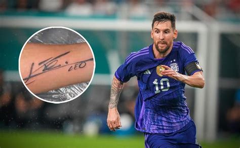 Insólito El jugador argentino que le pidió una firma a Messi para