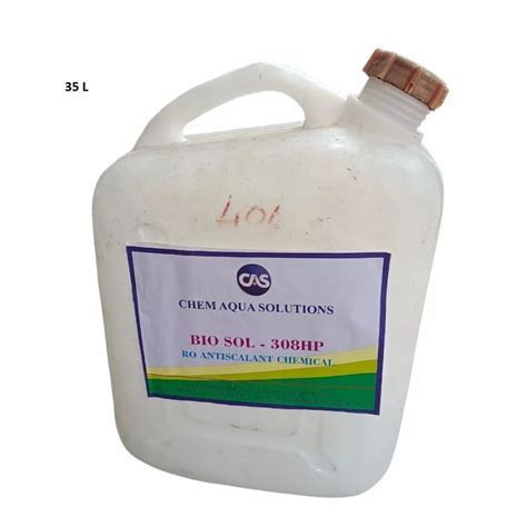 BIO SOL 308HP RO Water Antiscalant Chemical Packaging Type Can