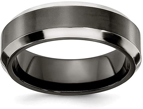 Black Titanium Wedding Rings