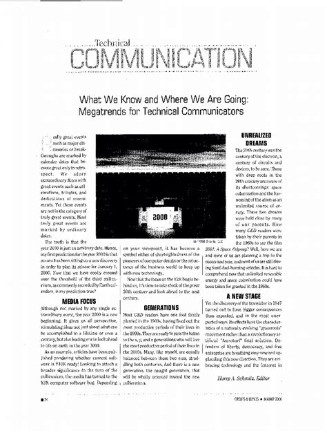 What We Know And Where We Are Going Megatrends For Technical