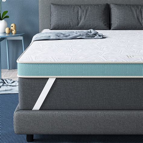 Bedstory 3 Inch Queen Size Memory Foam Mattress Topper Extra Firm Pain