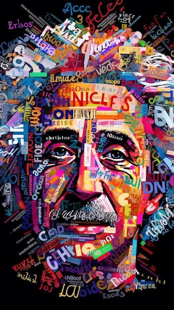 Premium AI Image | Colorful Albert Einstein Wallpaper