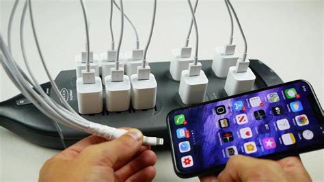 What Happens When You Plug 10 Chargers In An Iphone One Mega Charger Youtube