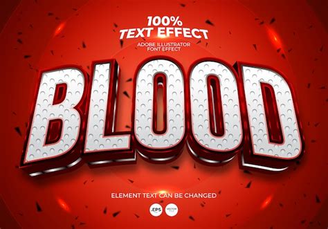 Premium Vector Blood Text Effect