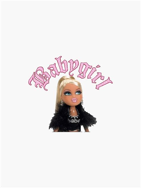 Babygirl Bratz Doll Sticker For Sale By Cinlali Redbubble