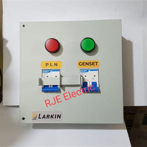 Jual Panel Interlock PLN Genset 1 Phase 2 Pole Manual 63A Chint Larkin