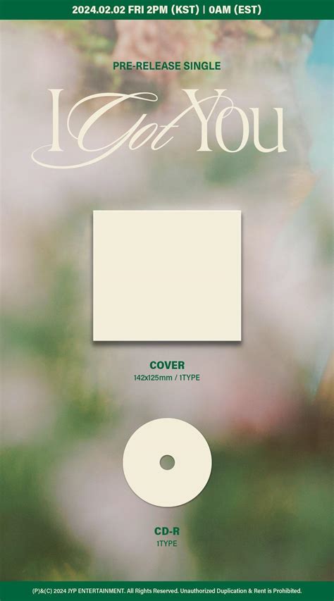 TWICE - Pre-Release Single: I GOT YOU (Single CD Packaging Preview) : r ...