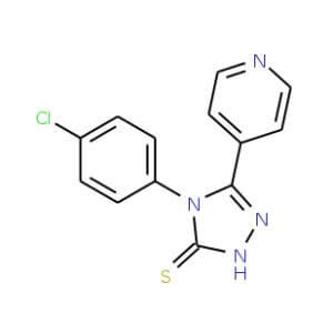 4 4 Chloro Phenyl 5 Pyridin 4 Yl 4H 1 2 4 Triazole 3 Thiol CAS