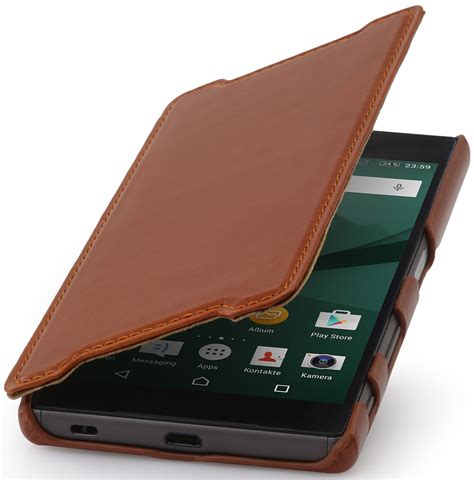 Sony Xperia Z5 Tasche Book Type Aus Leder Ohne Clip StilGut