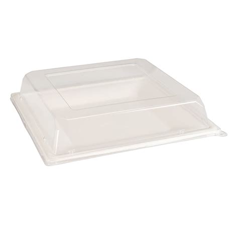 (250 Pack) To-Go Clear Lids for 10" Square Plates – NATUREZWAY