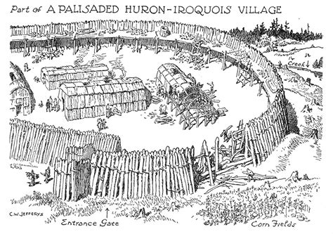 Iroquois Village Layout