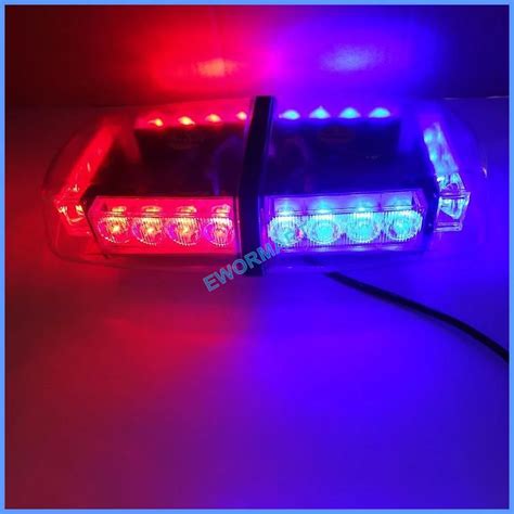 Car Roof Flashing Strobe Emergency Light New 24led Dc 12v 24 Led