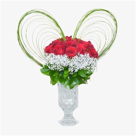 Happy Heart Flowers Bouquet Red Rose Bouquet Halaplants Ae