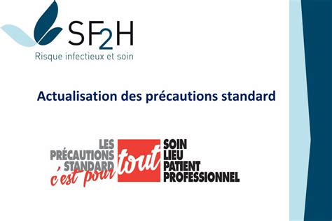 Pdf Actualisation Des Précautions Standard Sf2h · Les Précautions