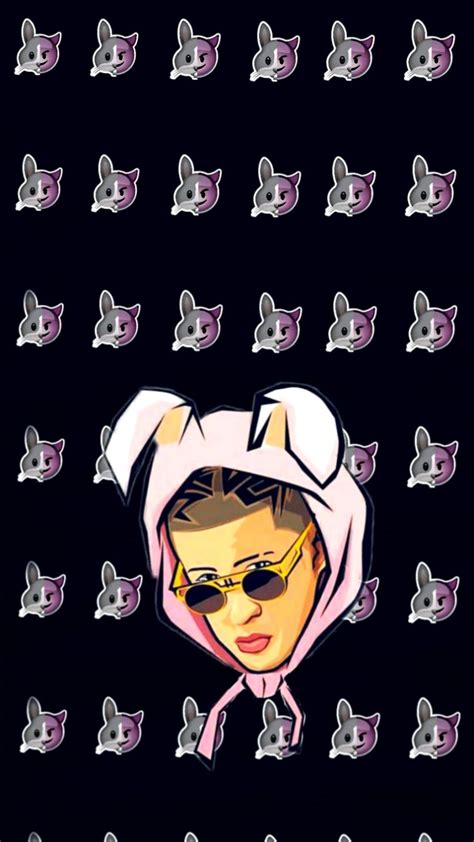 Bad Bunny Wallpaper Fondo De Pantalla Bad Bunny Trap Bad Bunny Iphone