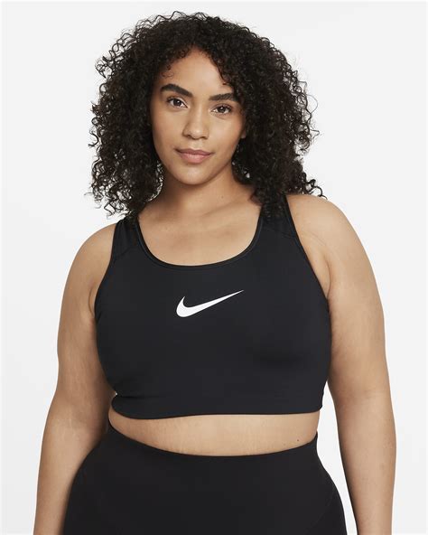 Nike Swoosh Womens Medium Support Non Padded Sports Bra Plus Size Nike Uk