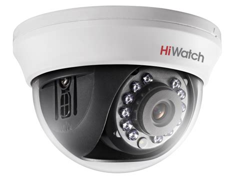 Видеокамера HD 2Mp HiWatch DS-T201 (2.8мм) Внутренняя купольная с ИК ...