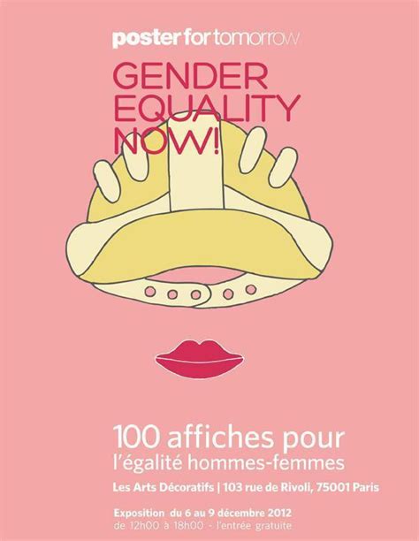 Exposition 100 Affiches pour légalité hommes femmes Sortiraparis