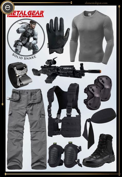 Dress Up Like Solid Snake From Metal Gear Solid Elemental Spot