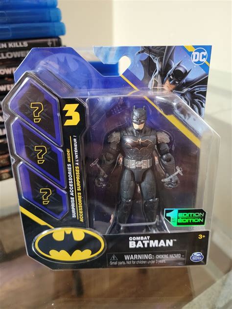 Dc Comics Batman Inch St Edition Combat Batman Figure Spin Master