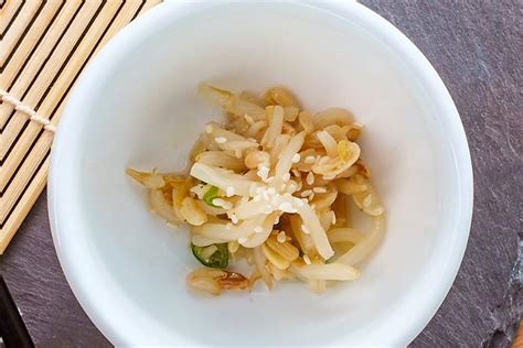 Korean Bean Sprout Salad Recipe Sukju Namul Muchim A Crispy And Tasty