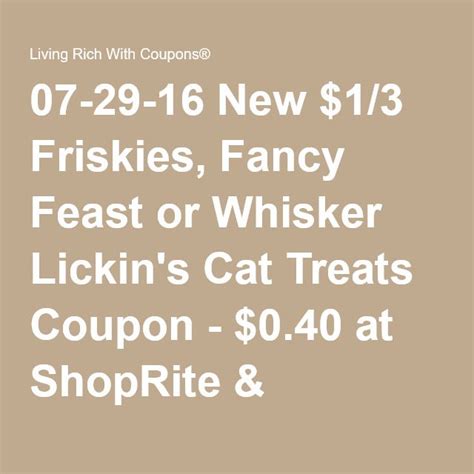 Friskies Coupons Printable