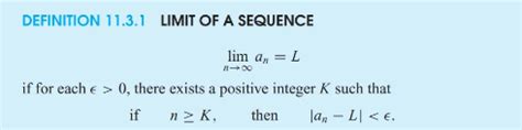 solved definition  limit   sequence limnanl  cheggcom