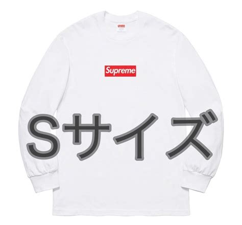 Supreme Box Logo Ls Tee シュプリーム ボックスロゴ ロングスリーブ Tシャツ 白 Sサイズ 2020年10月10日発売 正規品 本物長袖tシャツ｜売買された