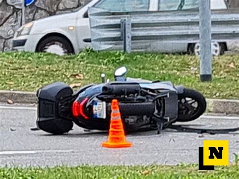 Incidente Tra Un Furgoncino E Una Moto A Malgrate