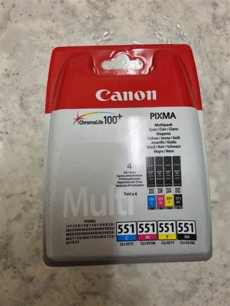 1 Pack Canon Druckerpatronen Pixma 551 Kaufen Auf Ricardo