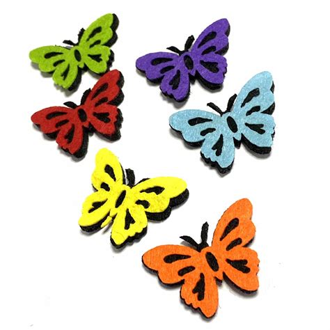 Apliques Y Parches De Fieltro De Mariposas Vindastore